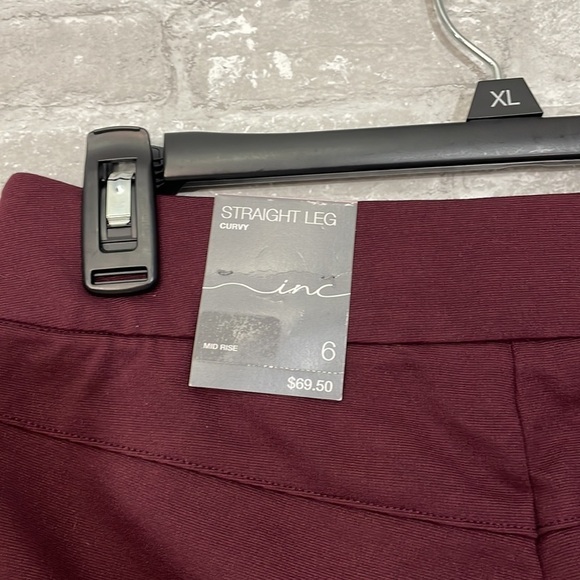 INC International Concepts Core Fashion Straight Leg Pants - Picture 4 of 7